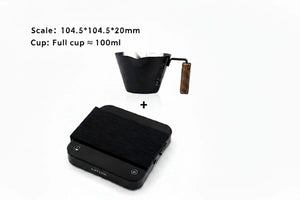 AIRFLOW mini digital coffee scale with timer for espresso shots