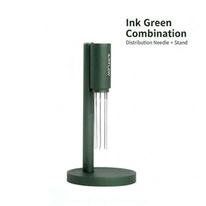 Espresso needle distributor WDT tool with stand for even coffee grounds