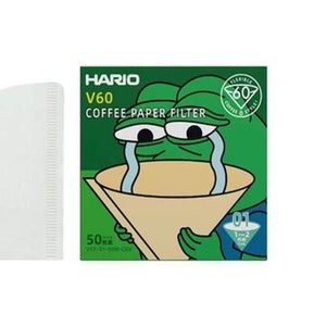 Hario V60 coffee paper filters for pour over dripper