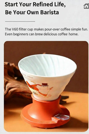 Japan HARIO Moomin ceramic smart cup for pour-over coffee