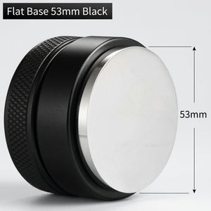 Coffee leveling tool and espresso tamper offered in several basket sizes