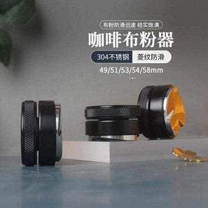 Macaron coffee cloth powder stainless steel adjustable press hammer