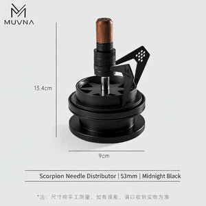 MUVNA Espresso WDT needle coffee distributor tool with walnut handle