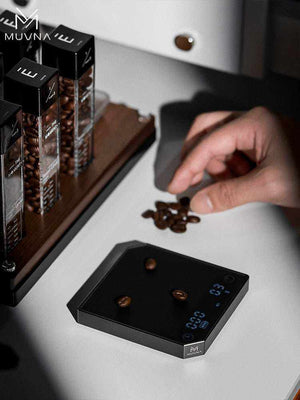 MUVNA smart digital coffee scale with timer for espresso