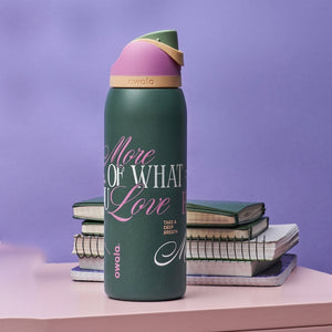 Owala Kind Mind Color Drop water bottle in green