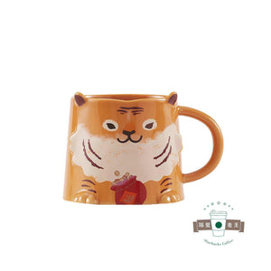 Starbucks Coffee 2026 leopard print large capacity insulated glass cup with straw