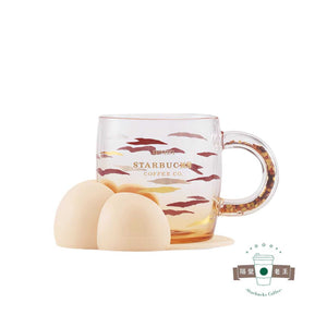 Starbucks Coffee 2026 leopard print insulated glass cup with straw