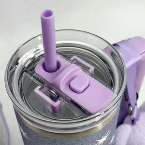 Purple Night Galaxy stainless steel tumbler by Starbucks, gallery image
