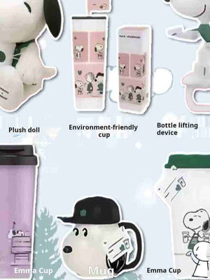 Starbucks x Peanuts limited edition Snoopy coffee cup and drinkware collection