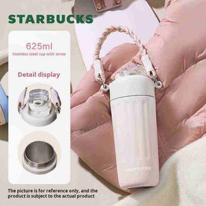 Starbucks Pink Summer Collection stylish eco-friendly cups and tumblers with handles and straps