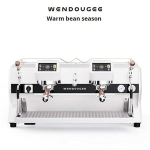 Wendougee SDRAGON-SAT professional espresso machine with dual-boiler and touchscreen interface for high-volume coffee shops