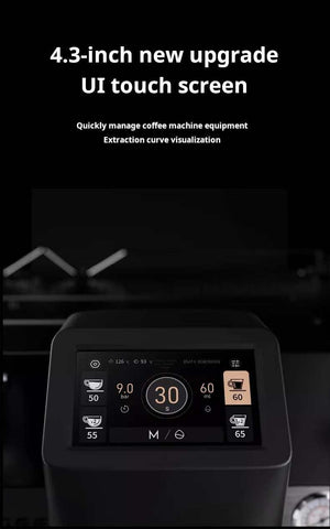 Wendougee SDRAGON-SAT high-volume dual-boiler espresso machine with touchscreen for professional coffee shops