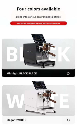 WENDOUGEE DATA S professional dual boiler espresso machine with touchscreen and smart IoT features