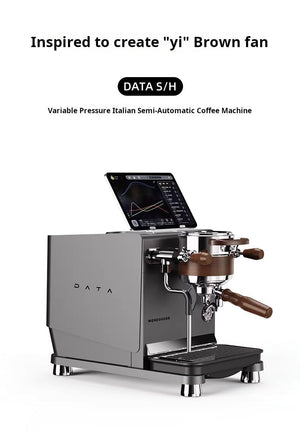 WENDOUGEE DATA S professional dual boiler espresso machine with smart IoT and touchscreen controls