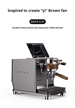 WENDOUGEE DATA S professional dual boiler espresso machine with smart IoT and touchscreen controls