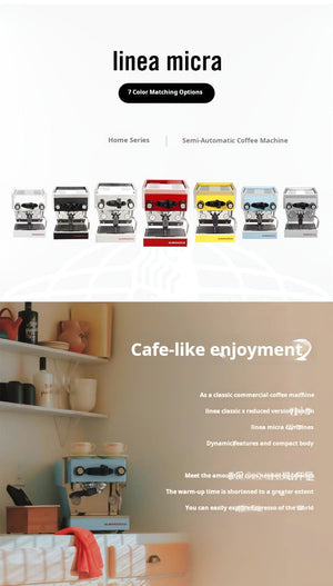La Marzocco Linea Micra compact home espresso machine with dual boiler and digital controls