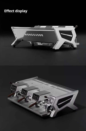 Wendougee semi-automatic commercial three-head espresso coffee machine for professional use