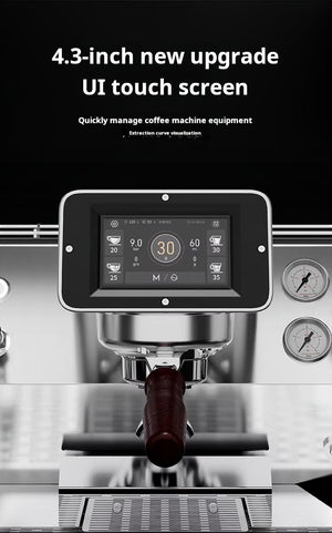 Wendougee semi-automatic commercial three-head coffee machine for professional espresso brewing