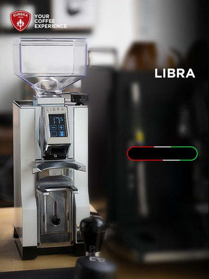 Eureka Mignon Libra espresso grinder with integrated smart scale and precision grind-by-weight technology