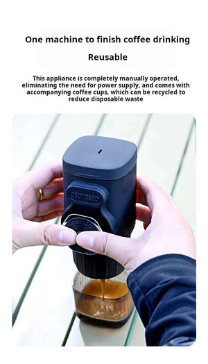 AeroPress Pro 15-bar portable espresso maker with manual hand-pump and compatibility for capsules and ground coffee