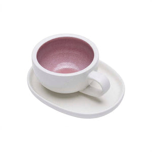 IKAPE ceramic coffee cup and saucer for the home barista