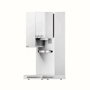 Front view of xBloom Studio smart coffee machine in Starlight White showing sleek professional design.
