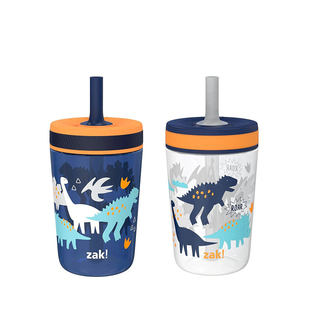 Zak Designs kids cup with lid and straw, cartoon artwork, product photo seventeen