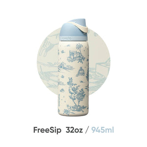 Owala FreeSip Woodland Boho 32 oz bottle front view