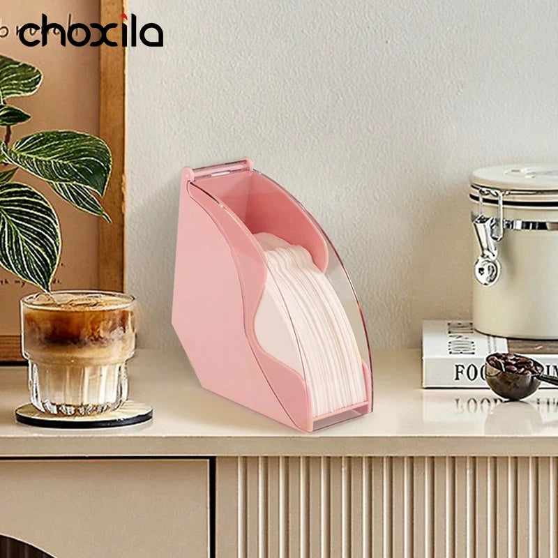 Choxila Pink V60 Fan-Shaped Filter Holder | Elegant Protection & Organization