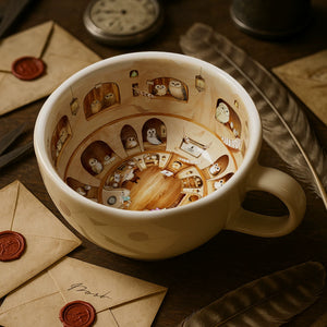 Van Gogh x Harry Potter Magical Glazed Ceramic Mug | Artistry Meets Wizardry 🧙️