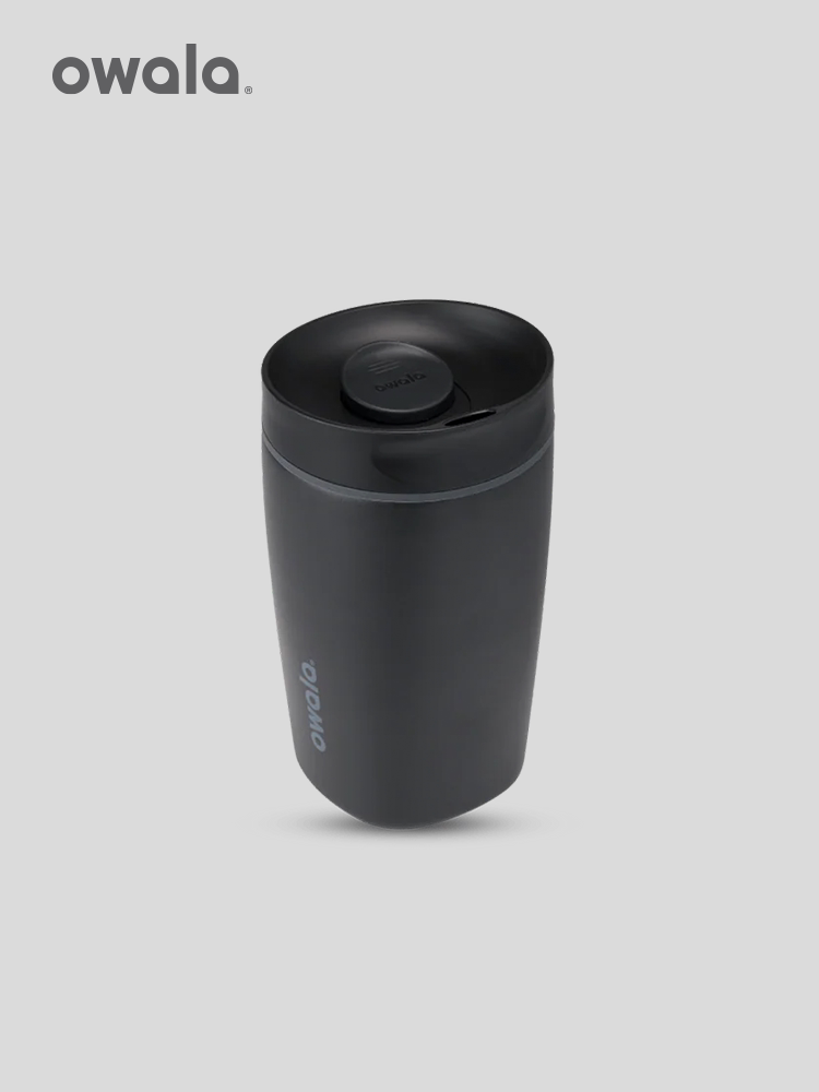 Owala Very Dark black insulated coffee mug