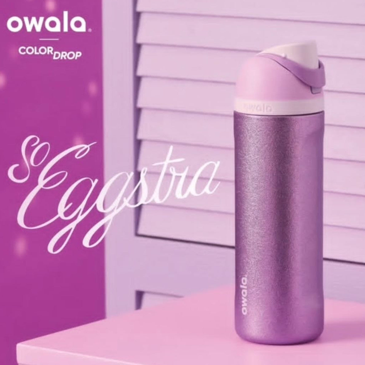 Owala FreeSip Color Drop Insulated Stainless Steel Water Bottle