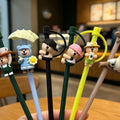 Starbucks Silicone Straw Topper with Cute Animal Figures