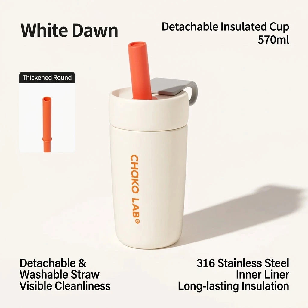 CHaKOLAB tumbler lid and straw assembly detail