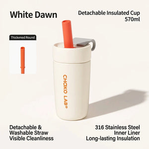 CHaKOLAB tumbler showing lid and straw detail
