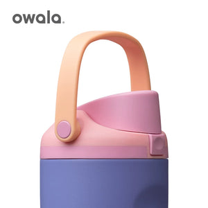 Owala kids stainless steel water bottle Rose Quartz color