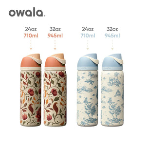 Capacity specifications photo of Owala FreeSip autumn edition bottles