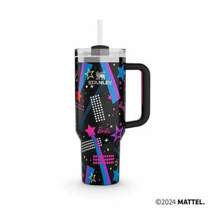 Barbie x Stanley limited edition stylish water bottles and retro tumblers with vintage-inspired design