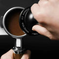 MHW-3BOMBER Flash Tamper stainless steel espresso tamper with adjustable pressure and interchangeable bases for perfect coffee tamping