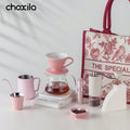 Choxila Pour-Over Set Pink | The Ultimate 10-Piece Boutique Coffee Kit
