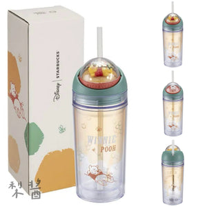 Winnie the Pooh water bottle with character graphics