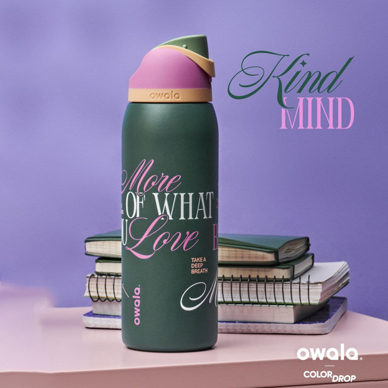 Owala FreeSip Insulated Stainless Steel Water Bottle - Kind Mind