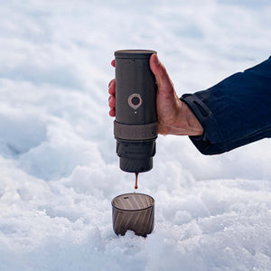 Outin Mino Nano portable espresso machine for outdoor camping, car, and home use