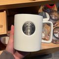 Starbucks Cute Ceramic Coffee Mug with Lid