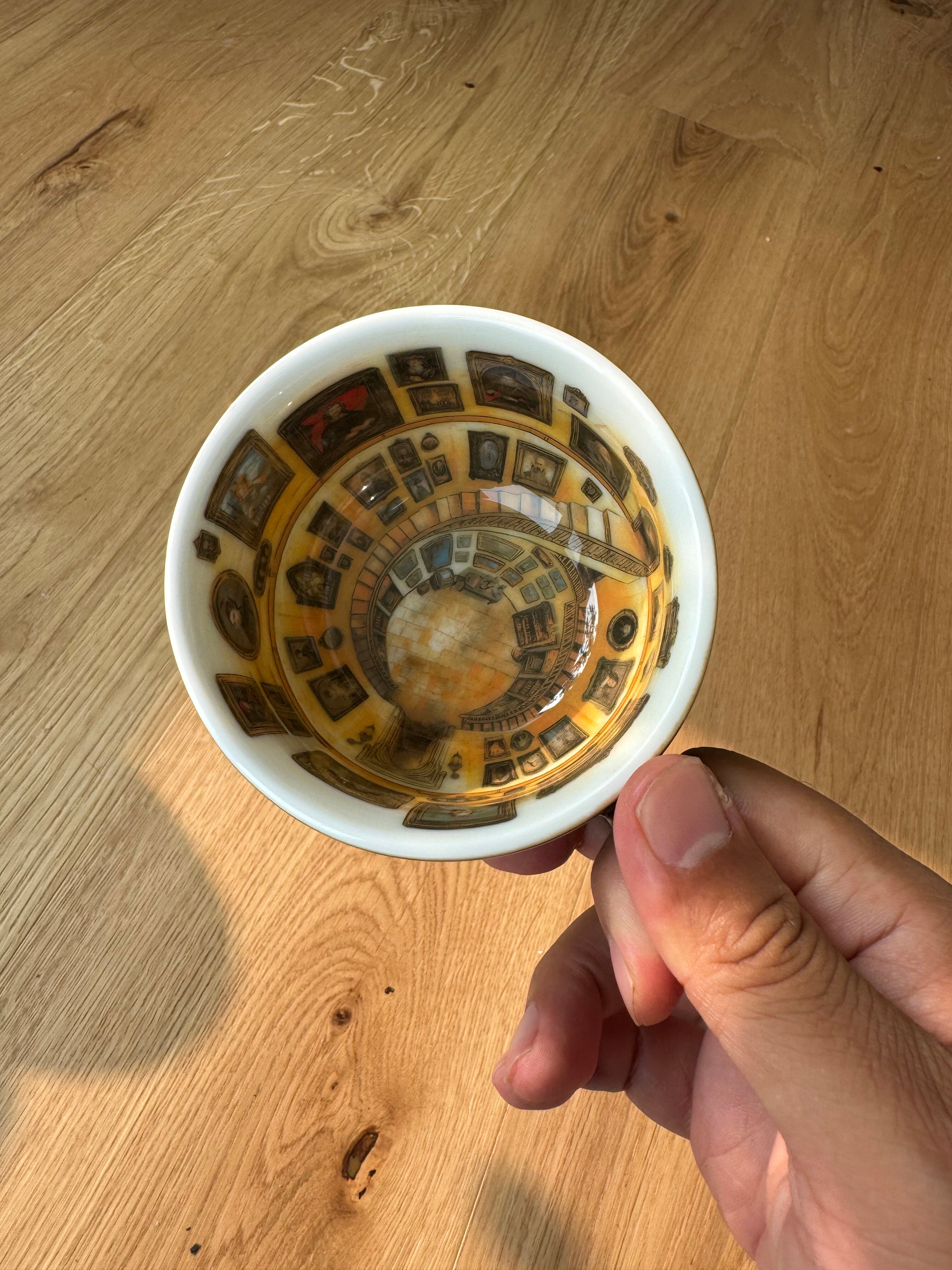 Van Gogh "Magic Tower" Glazed Ceramic Mug | A Masterpiece in Every Sip