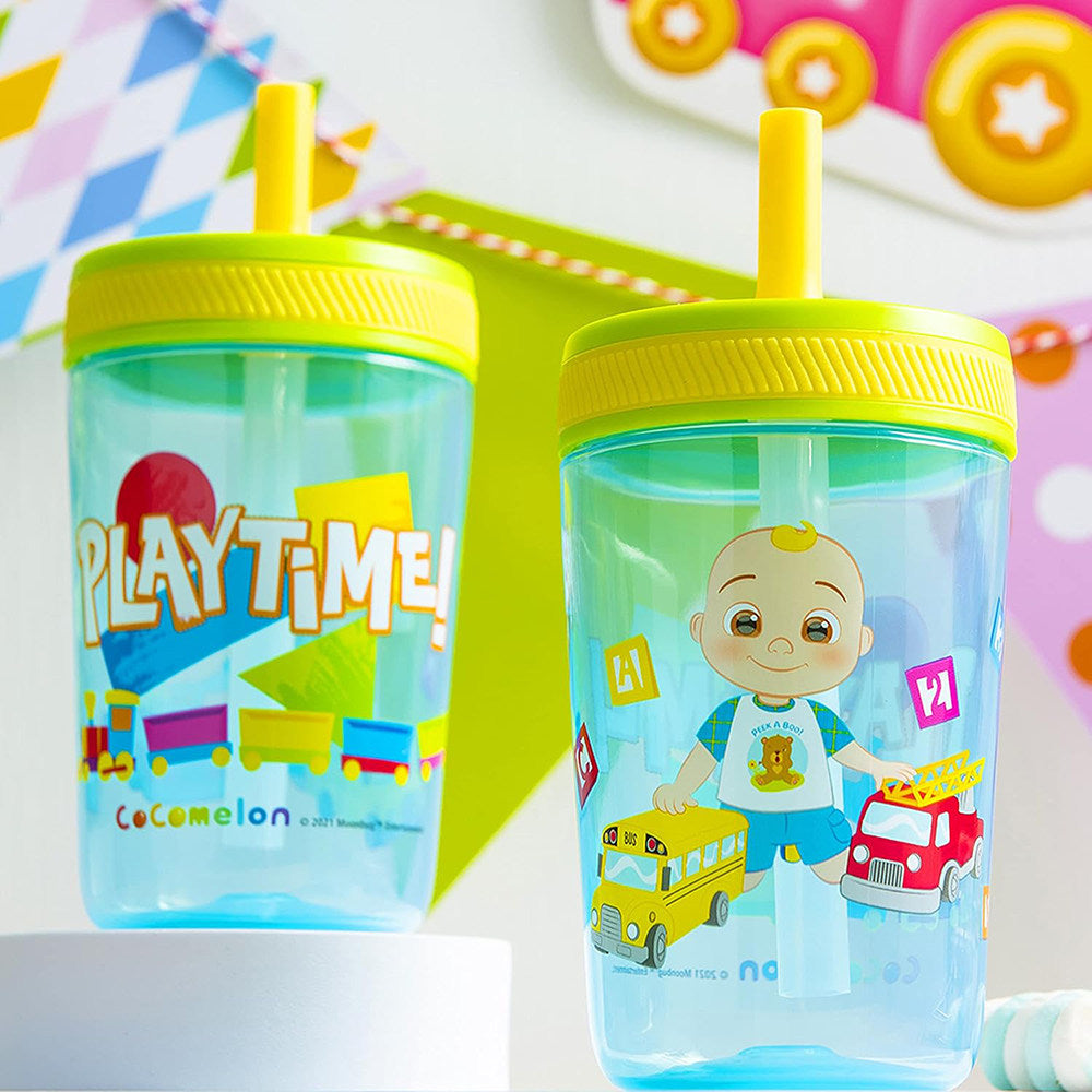 Translucent plastic kids straw cup by Zak Designs, product photo five