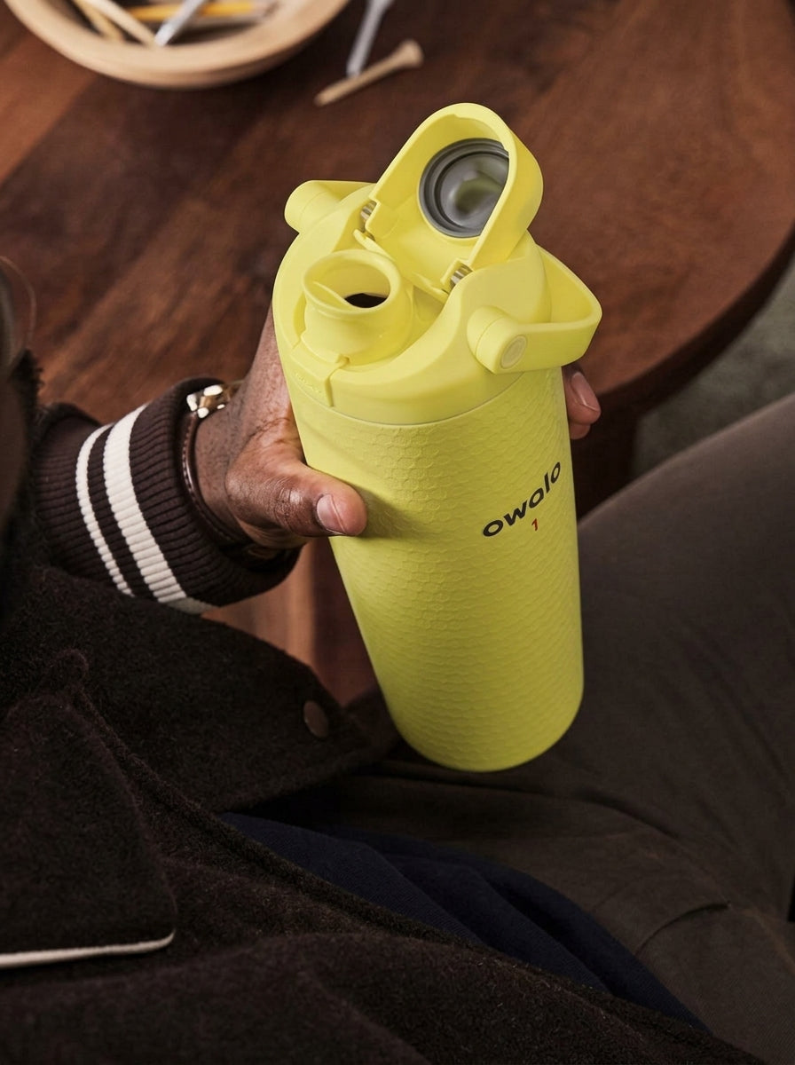 Owala ステンレスボトル 限定 ゴルフコレクション30oz イエロー Owala Golf Water Bottle, FreeSip Sway 30 oz Insulated – Cup To Machine
