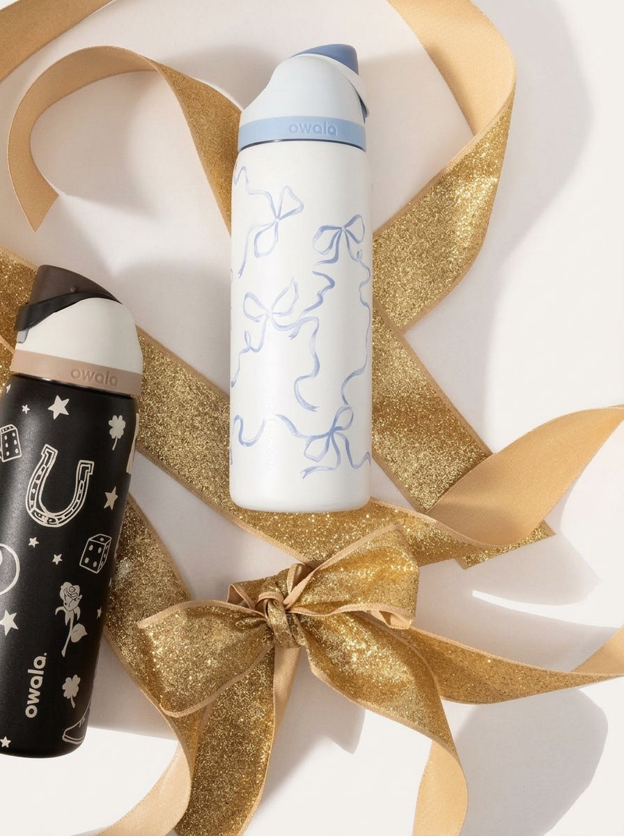 Owala FreeSip stainless steel water bottle, second product view
