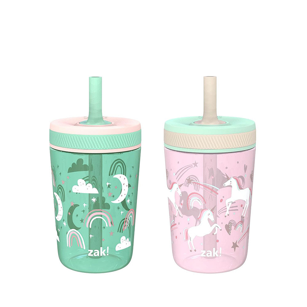 Zak Designs portable kids straw cup, design option, product photo twenty-two