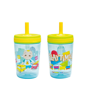 Zak Designs kids straw cup with character print, product photo fifteen